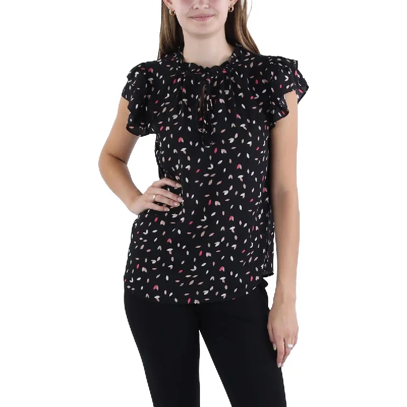 Anne Klein Womens Printed  Blouse