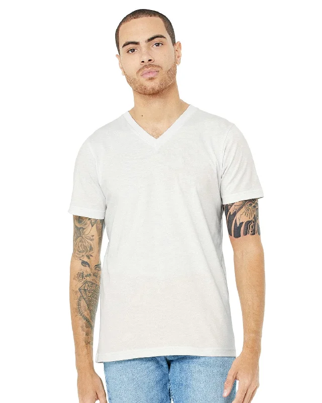 Bella+Canvas Unisex V-Neck T-Shirt | Vintage White