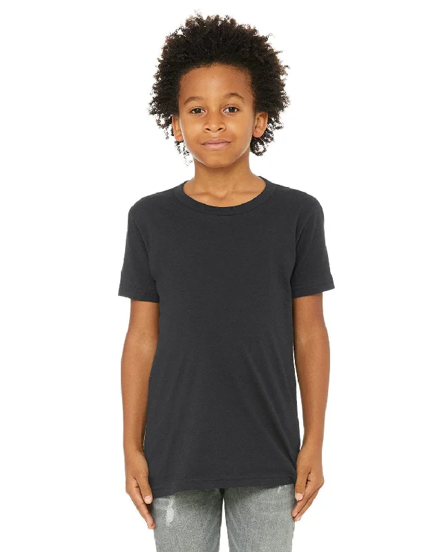 Bella+Canvas Youth Short Sleeve T-Shirt | Dark Grey