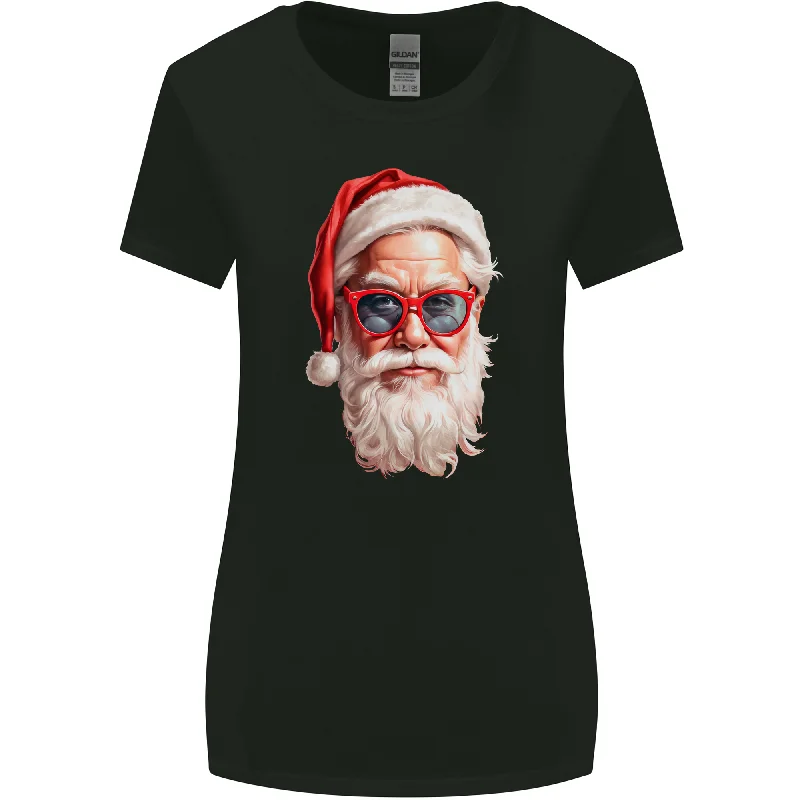 Cool Santa Summer Christmas Vibes Womens Wider Cut T-Shirt