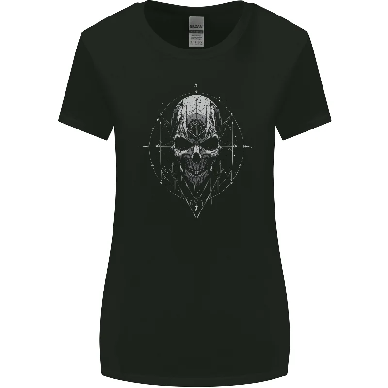 Cosmic Skull Womens Wider Cut T-Shirt