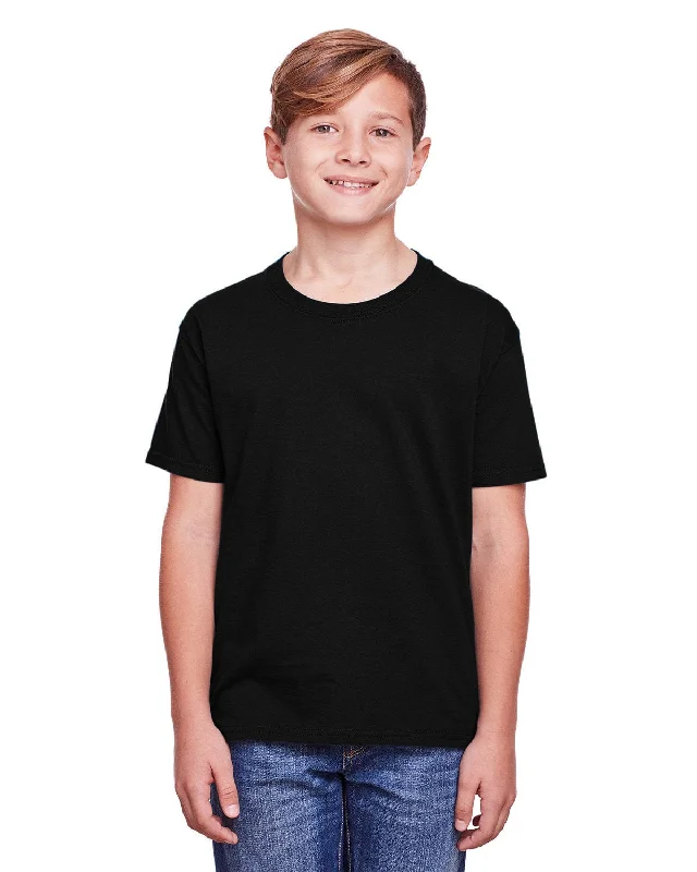 Fruit of the Loom Youth ICONIC T-Shirt | Black Ink