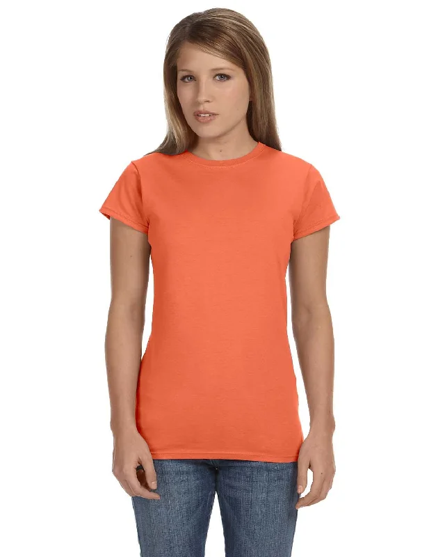 Gildan Ladies SoftStyle T-Shirt | Heather Orange