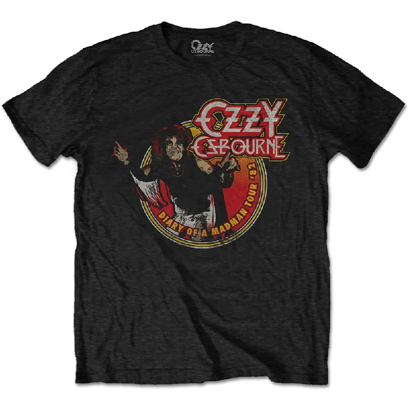 Ozzy Osbourne | Official Band T-Shirt | Diary of a Mad Man Tour 1982