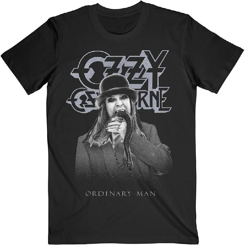 Ozzy Osbourne | Official Band T-Shirt | Ordinary Man Snake Ryograph