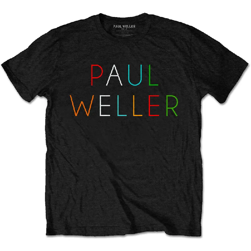 Paul Weller | Official Band T-Shirt | Multicolour Logo