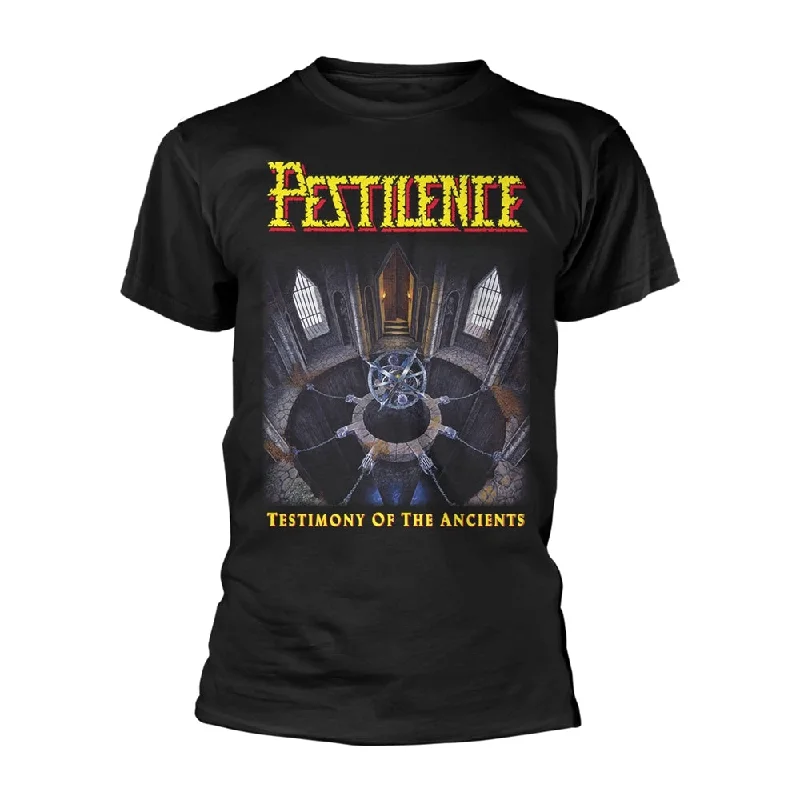 Pestilence Unisex T-shirt: Testimony Of The Ancients (back print)