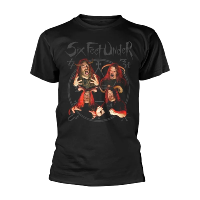 Six Feet Under Unisex T-shirt: Zombie (back print)