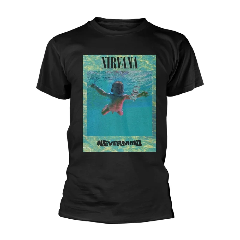 Nirvana Unisex T-shirt: Ripple Overlay (back print)