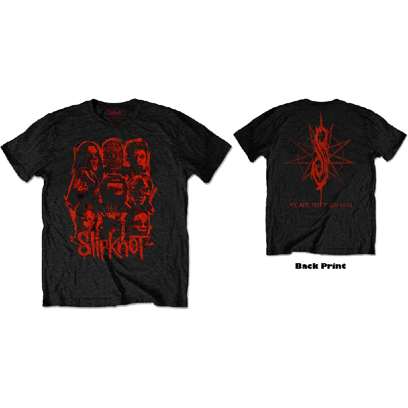 Slipknot | Official Band T-Shirt | WANYK Red Patch (Back Print)