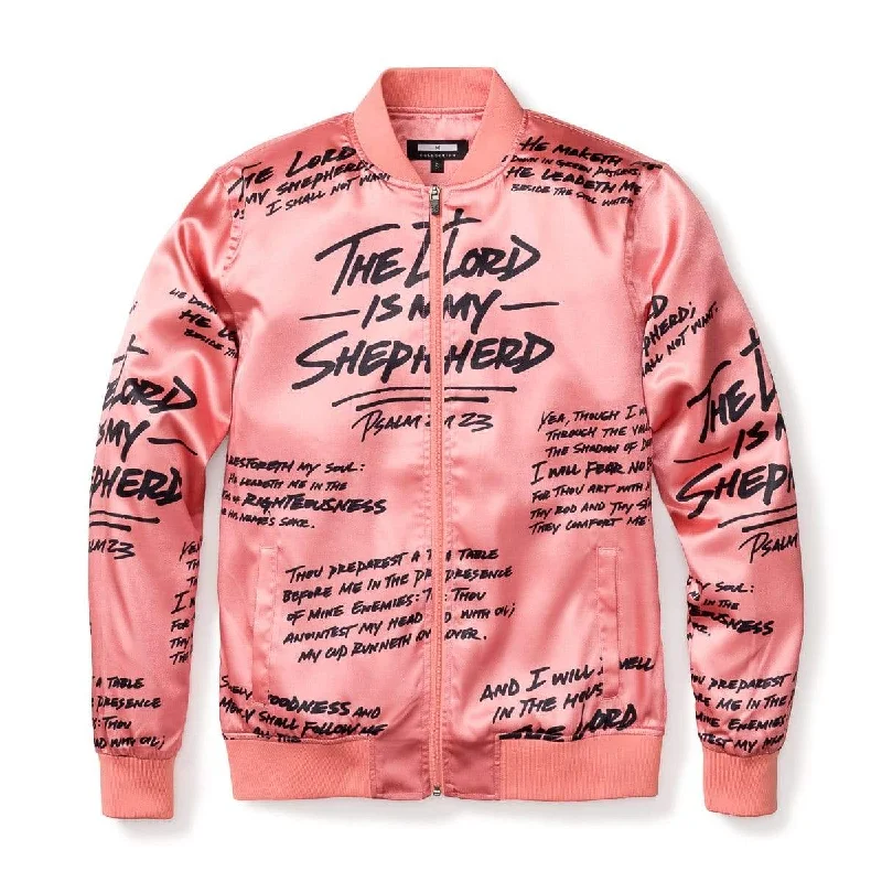 Psalm 23 Bomber Jacket - Rose Gold