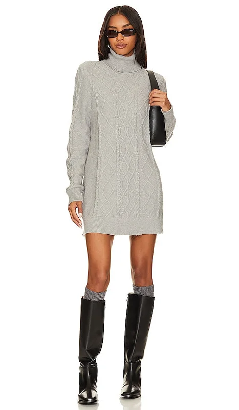 Show Me Your Mumu Montreal Mini Dress in Grey