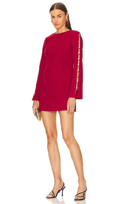 SIMKHAI Joisian Mini Dress in Red