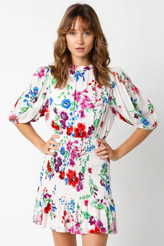 Spring Floral Mini Dress FINAL SALE