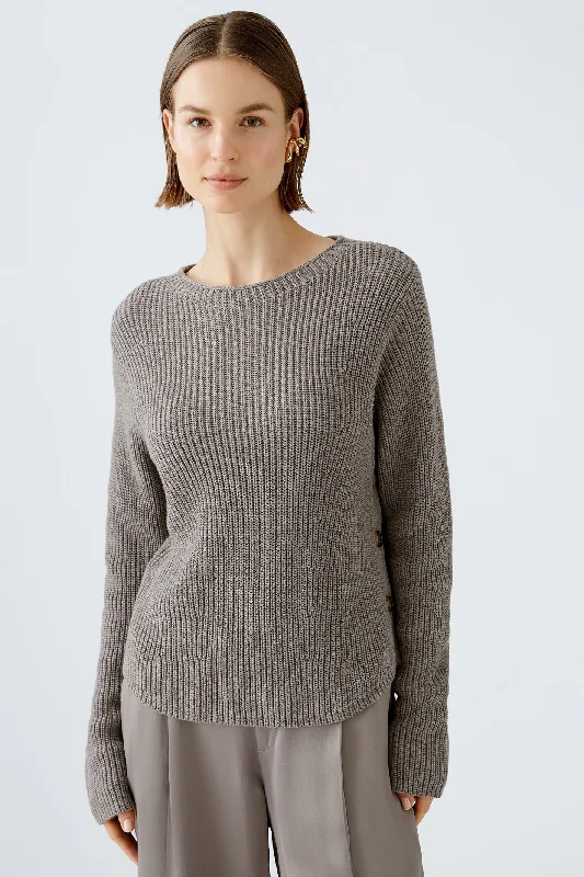 Oui 89190 Smoky Taupe Jumper