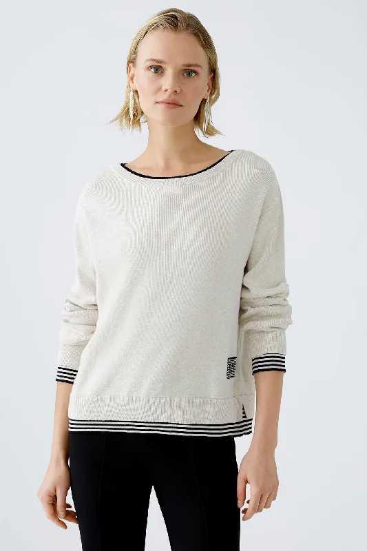 Oui 91550 Cream Leez Jumper