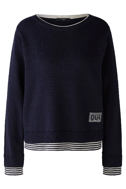 Oui 91550 Navy Leeza Jumper