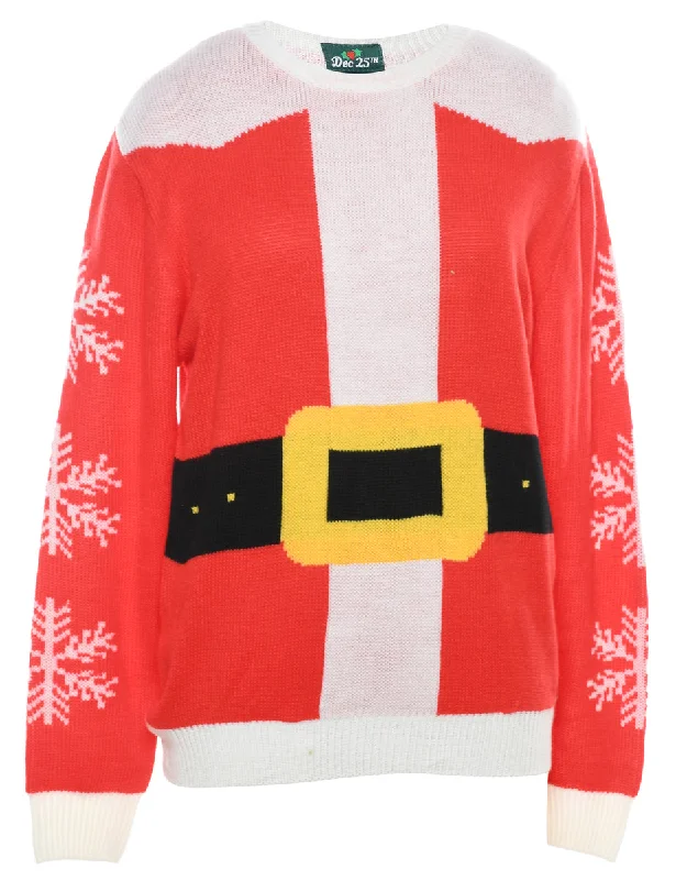 Red Christmas Jumper - M