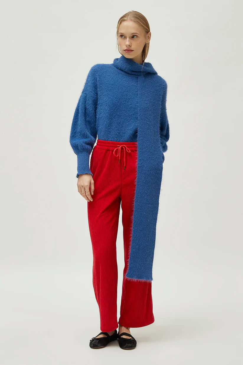 Soft Fluffy Jumper Blue