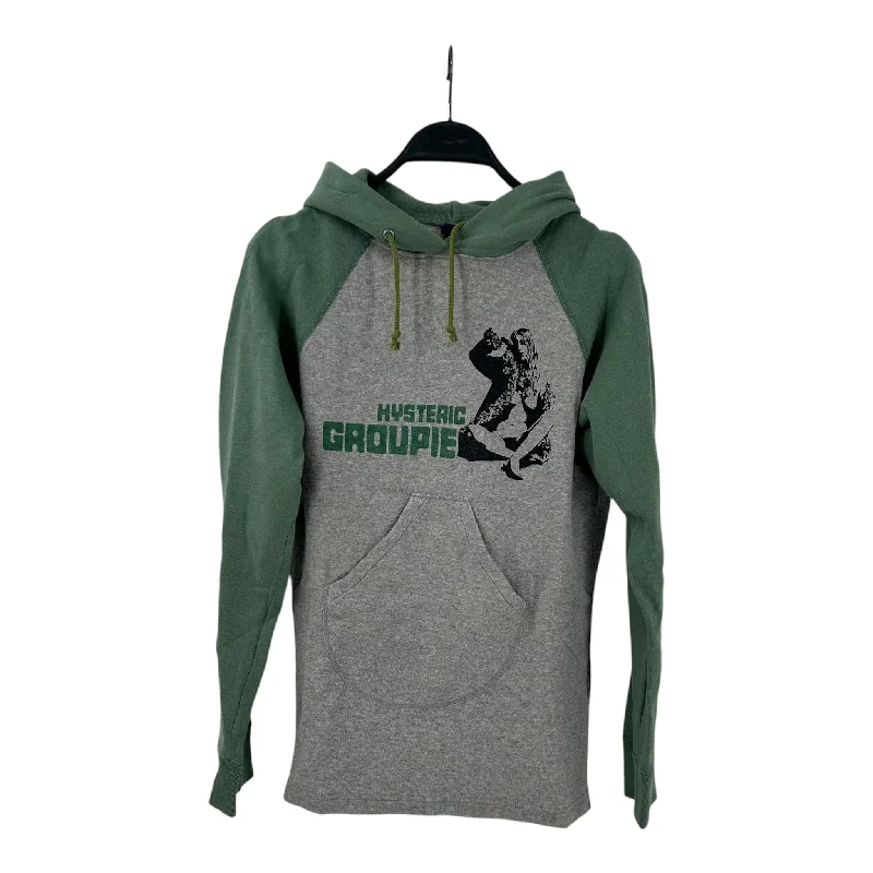 HYSTERIC GLAMOUR/GROUPIE/Hoodie/FREE/Green/Cotton/