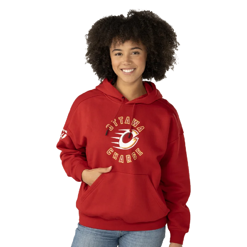 BAUER PWHL TEAM ULTIMATE HOODIE WOMENS OTTAWA CHARGE