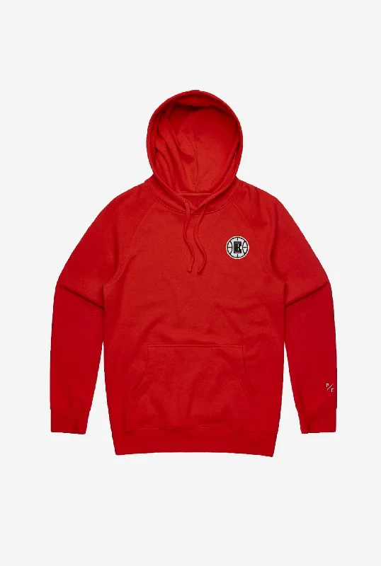 Los Angeles Clippers Logo Hoodie - Red