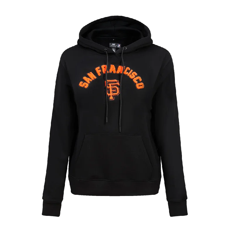 MLB SAN FRANCISCO GIANTS CLASSIC WOMEN'S PO HOODIE (BLACK)