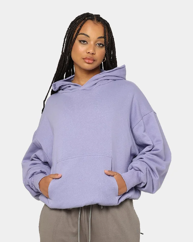 MNML Double Layer Hoodie Purple