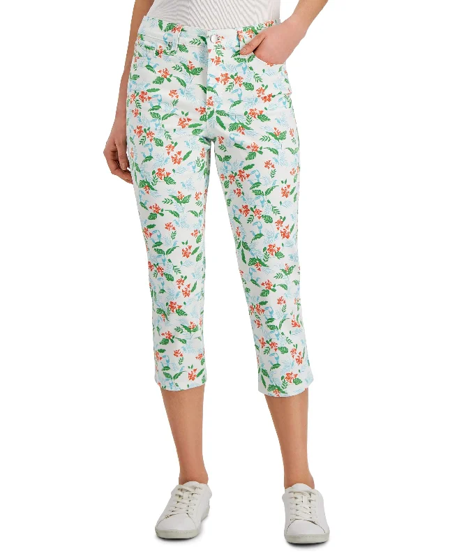 Charter Club Tropical Toucan Capri Pants