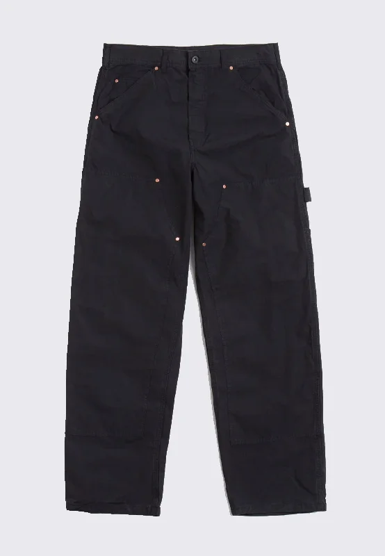 Double Knee Pant - Black Ripstop