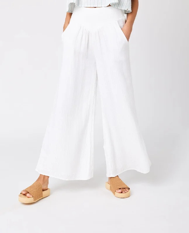 Ibiza Wide Leg Pant - White