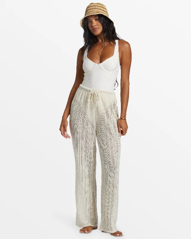 Largo Beach Pant Cover Up - Salt Crystal