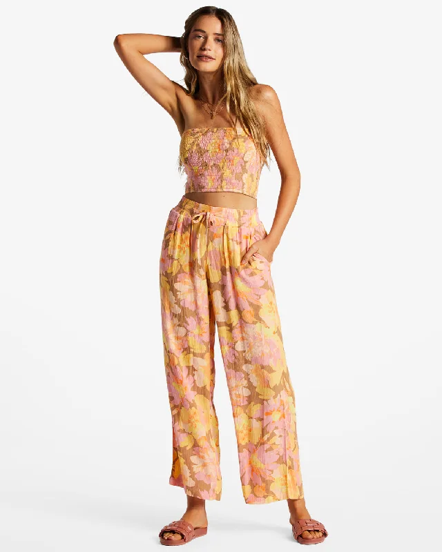 Sun Rays Crinkle Pants - Multi