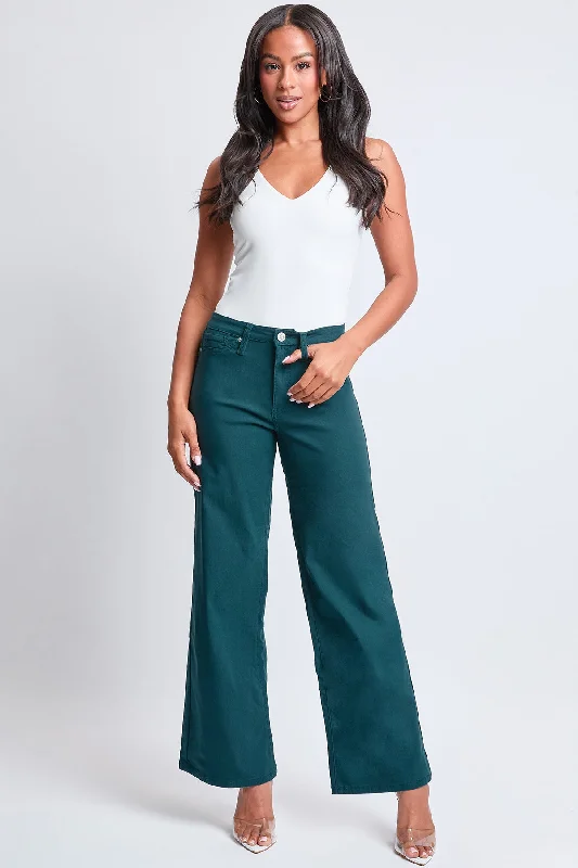 Women's Hyperstretch Wide Leg Pants, Blue Steel