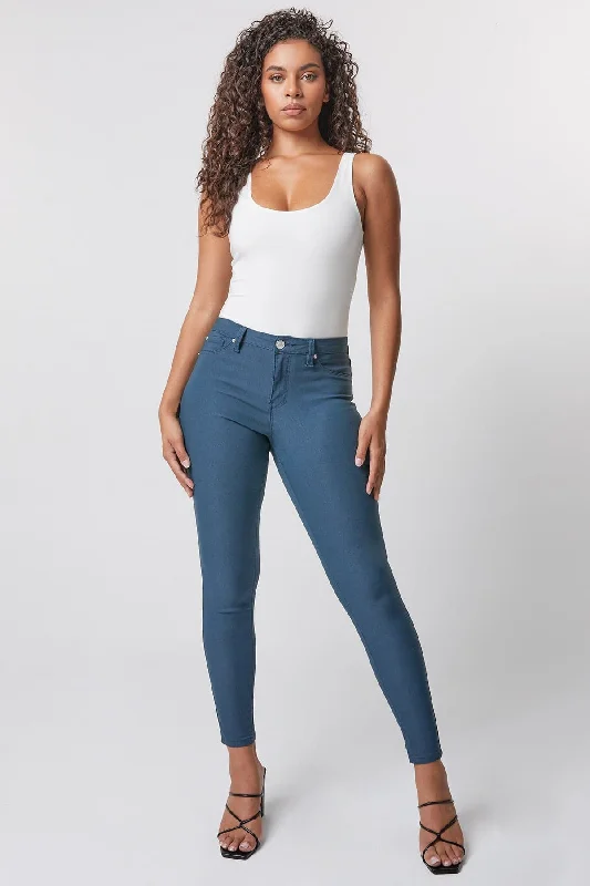 Women's Hyperstretch Skinny Pants, Blue Steel