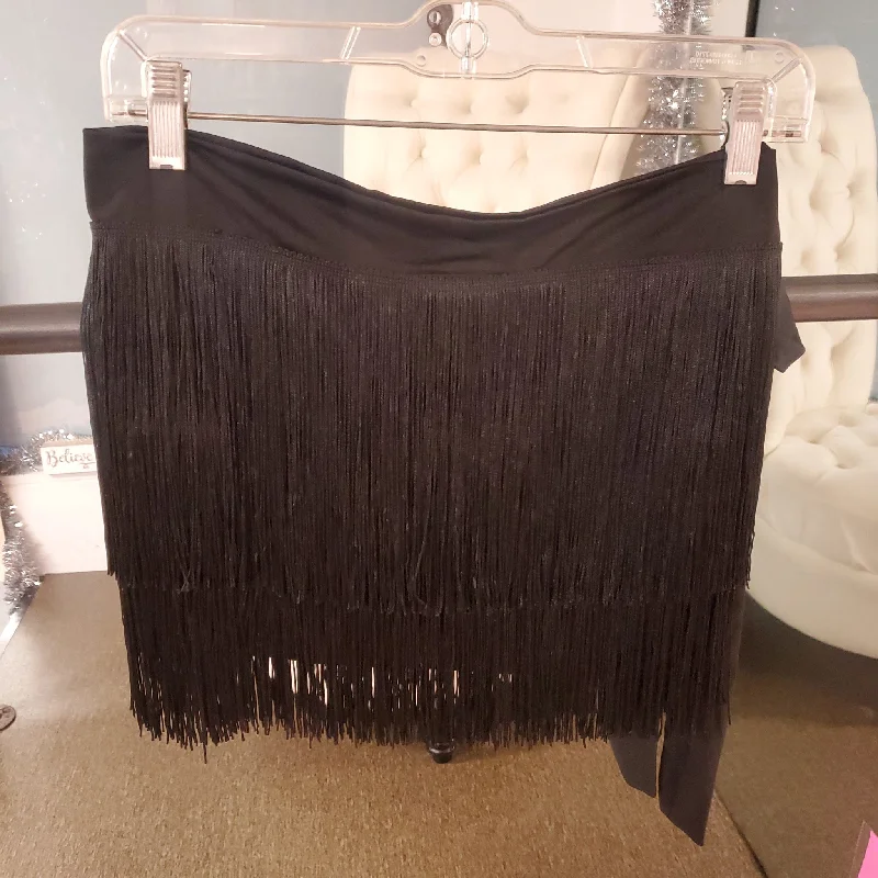 Fringe Wrap Skirt