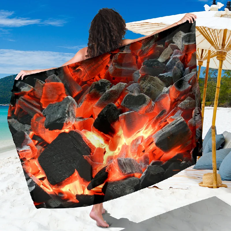 Hot Charcoals Scarf Sarong