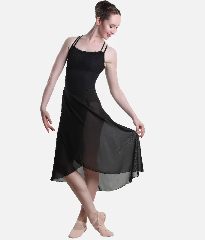 Long Wrap Ballet Skirt, Pull On - SL227