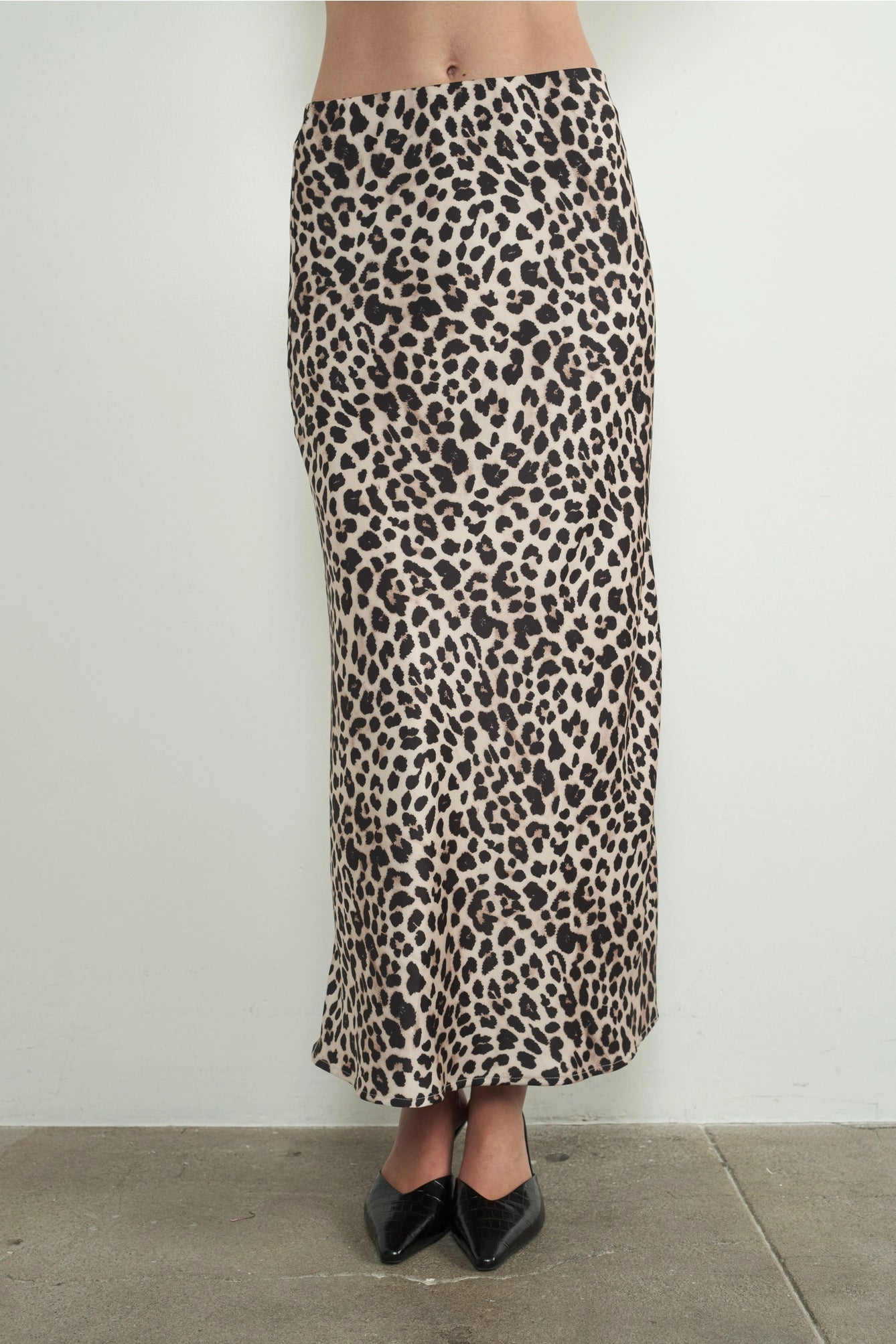 Take a Moment Leopard Skirt